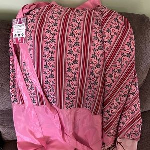 Darn Good Yarn - Ankle Length Skirt - Goddess size (22-26) Pinks / Reds